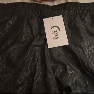 Brand new Zyia Bomber shorts $55 plus shipping clear space